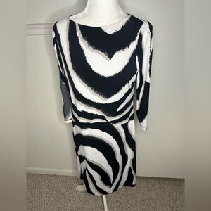 Chico's Black and White Dress size 1 or M